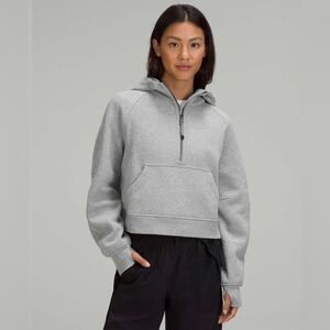 Lululemon | Scuba Oversized Half-Zip Hoodie In Heathered Core Medium Grey